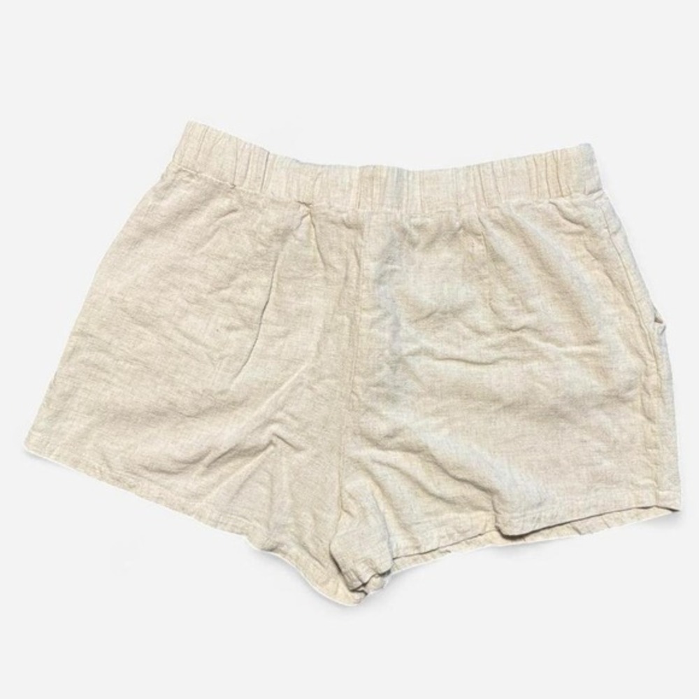 BP. Linen Blend Beige Shorts Women's Size M - Picture 5 of 5